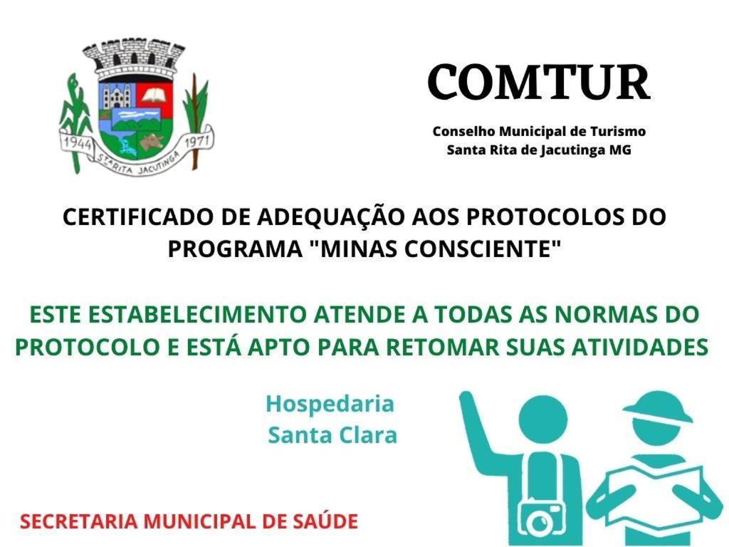 Pousada Hospedaria Santa Clara Santa Rita de Jacutinga Exterior foto
